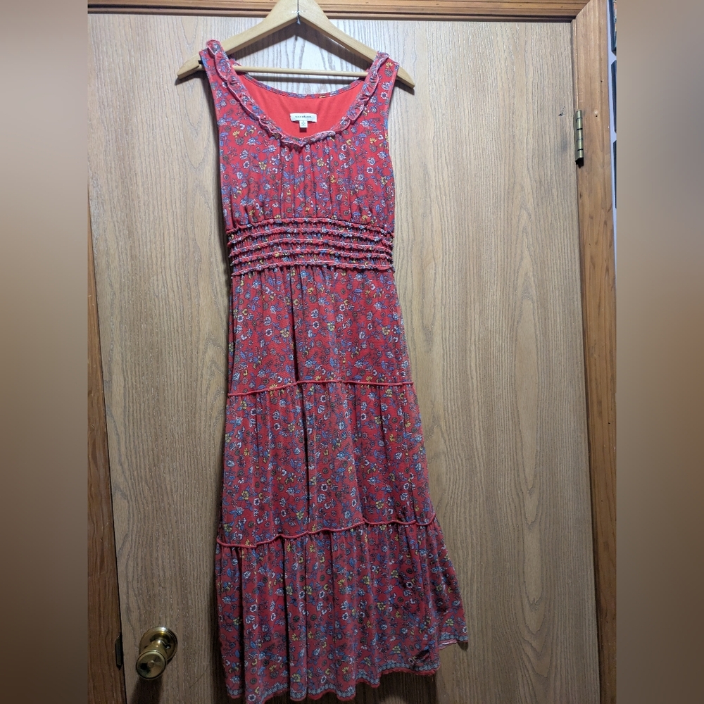 Max Studio Red Floral Dress
